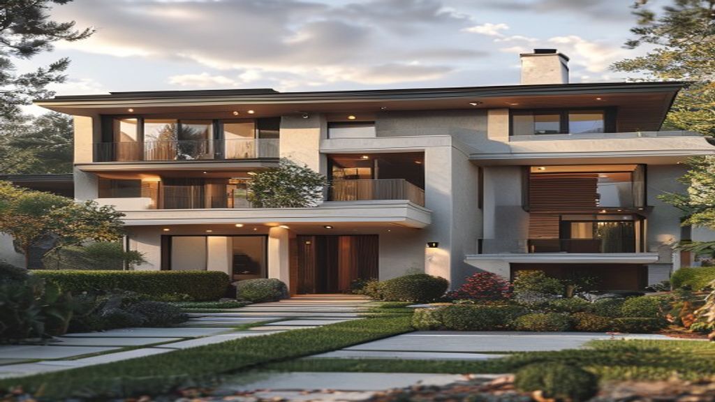 Luxurious high end homes with elegant interior designs and exterior architectures
